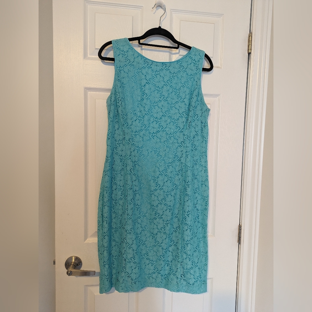 Ralph Lauren summer sleevless lace dress, size 12